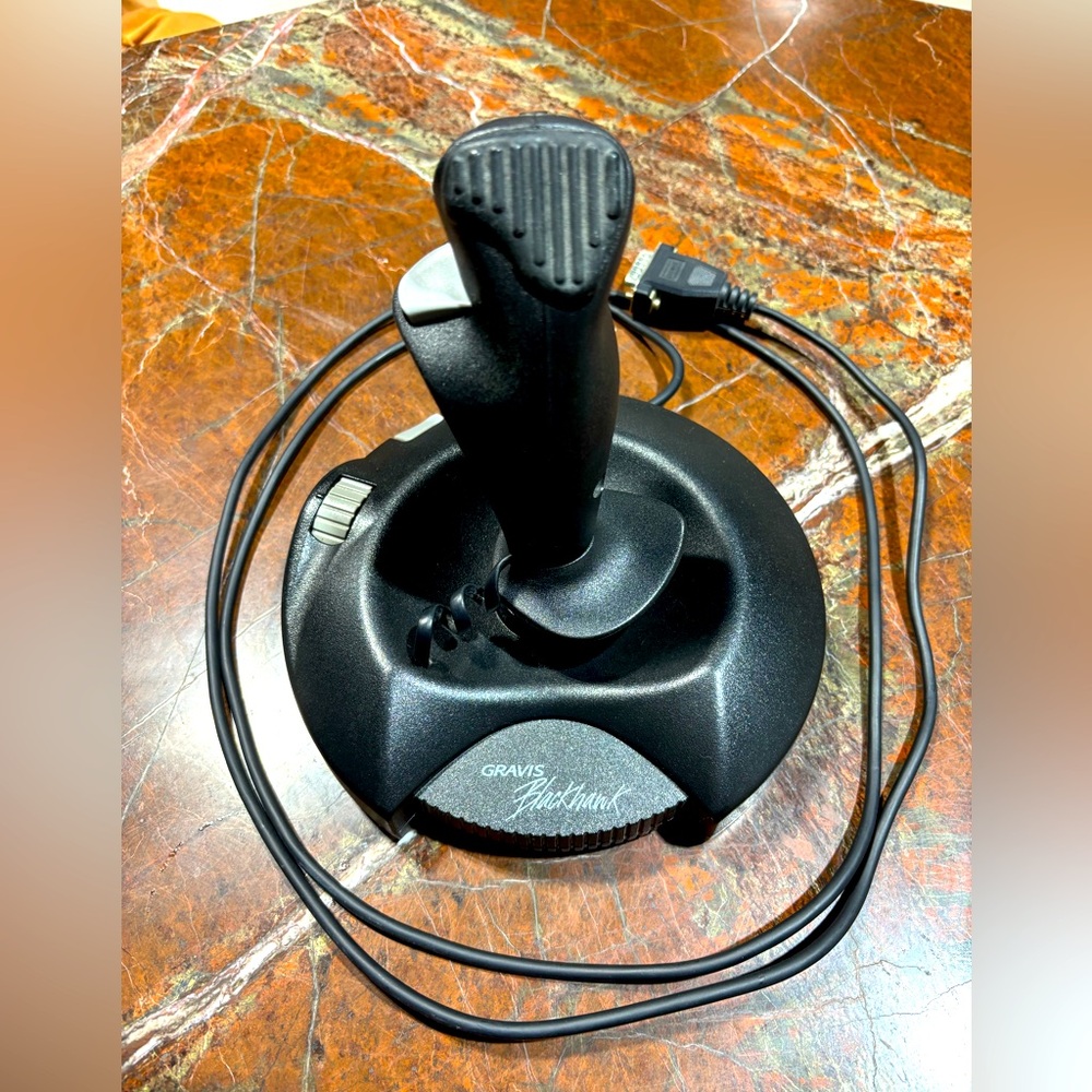 JOYSTICK Gravis Blackhawk Vintage Computer Joystick Flightstick Made in CANADA
